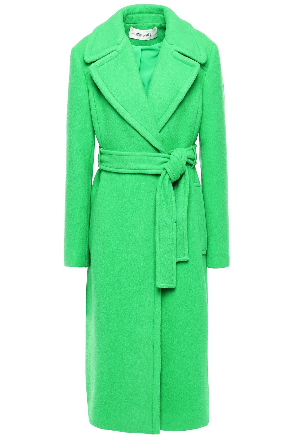 dvf wool coat