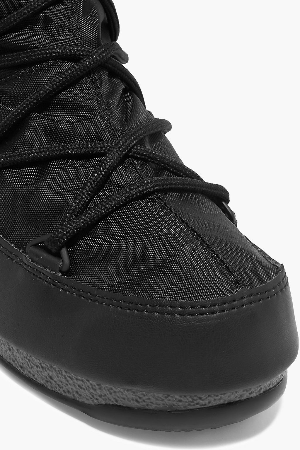 MOON BOOT Monaco faux fur-trimmed shell snow boots
