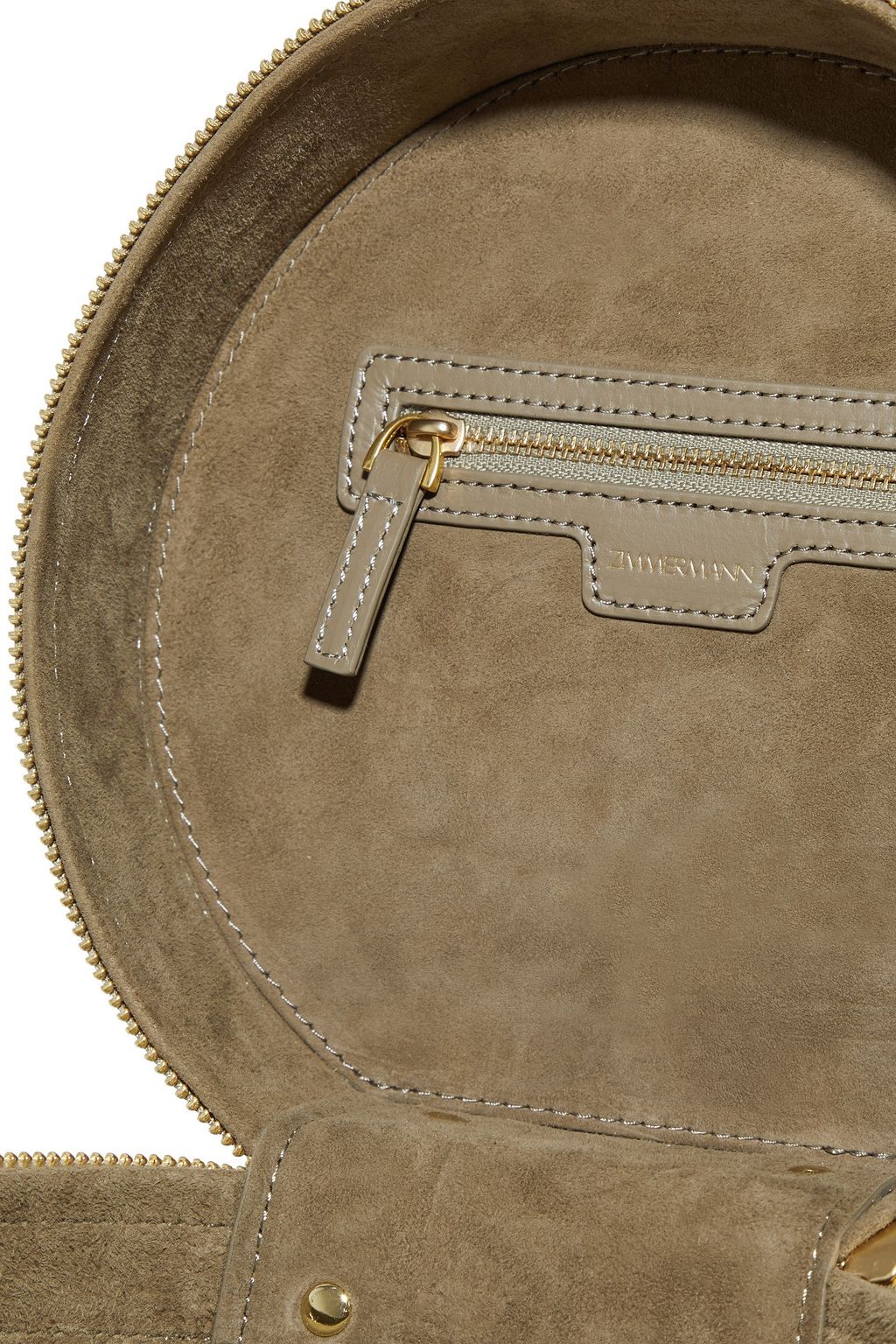 ZIMMERMANN Hat Box snake-effect leather clutch