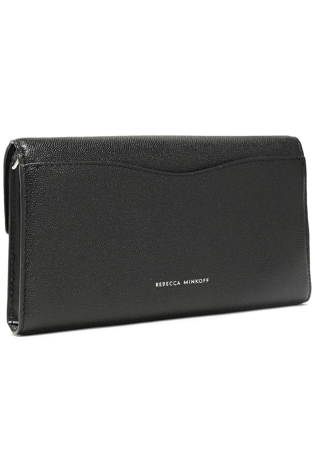 REBECCA MINKOFF Pebbled-leather continental wallet
