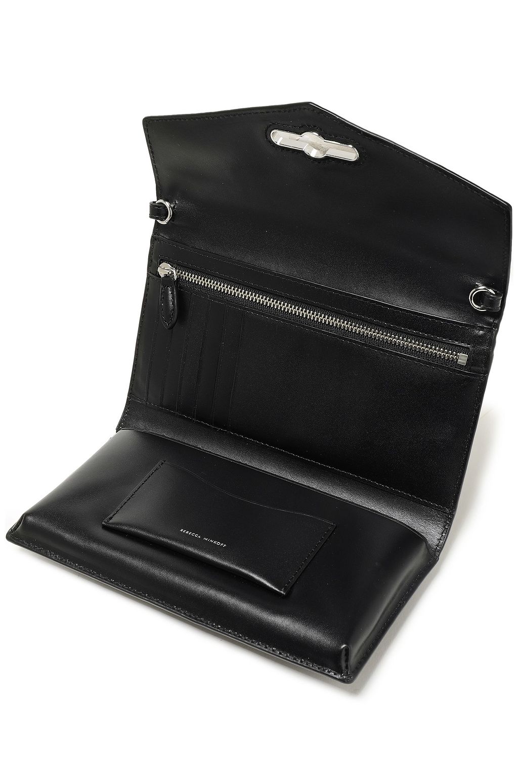 REBECCA MINKOFF Pebbled-leather continental wallet