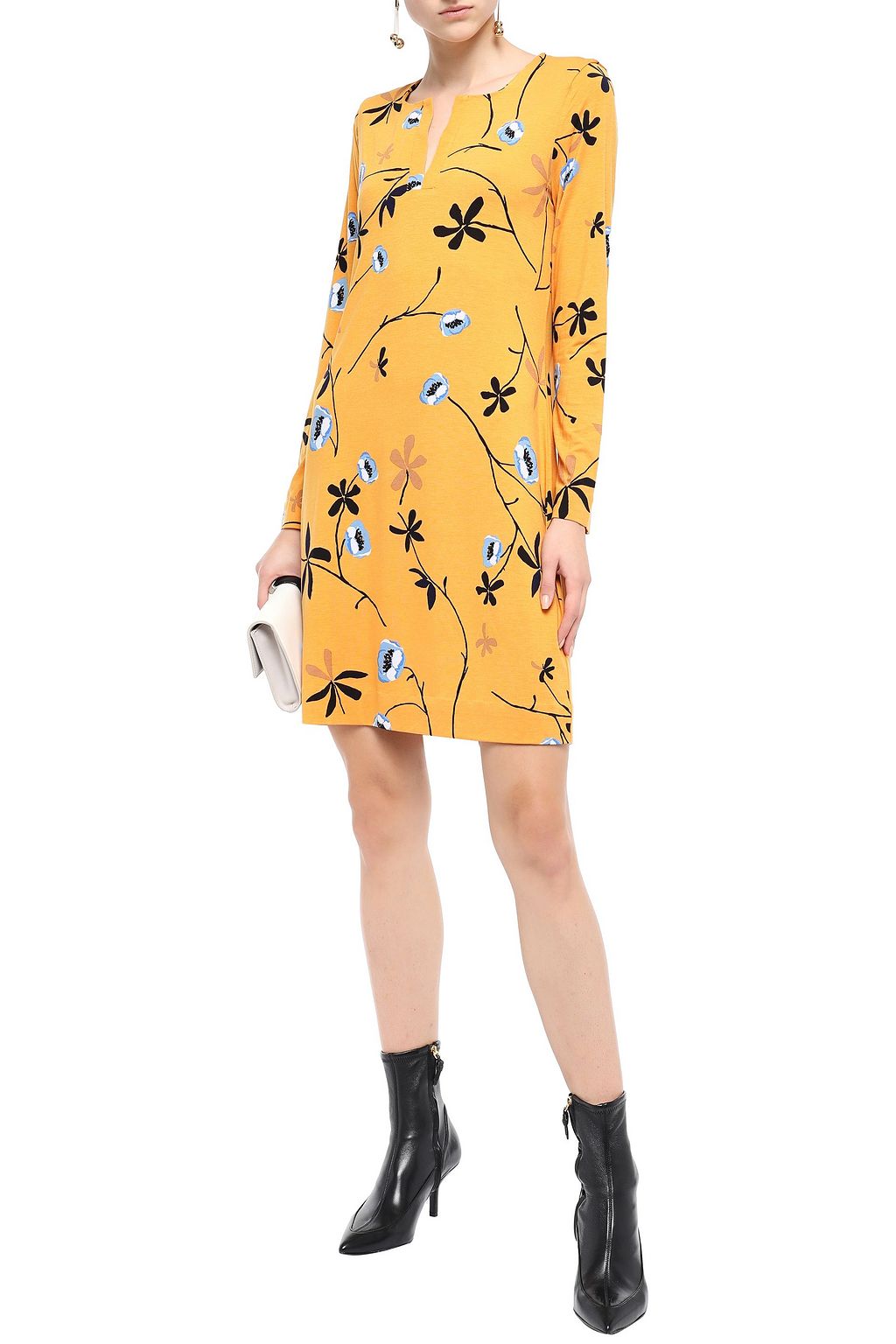 DIANE VON FURSTENBERG Reina printed stretch-jersey mini dress