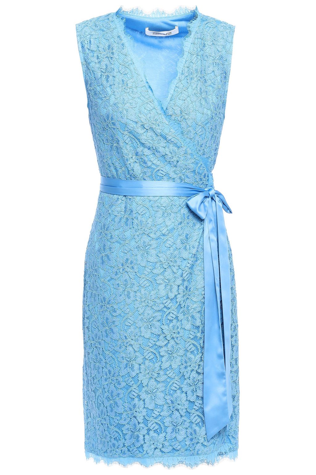 dvf lace wrap dress