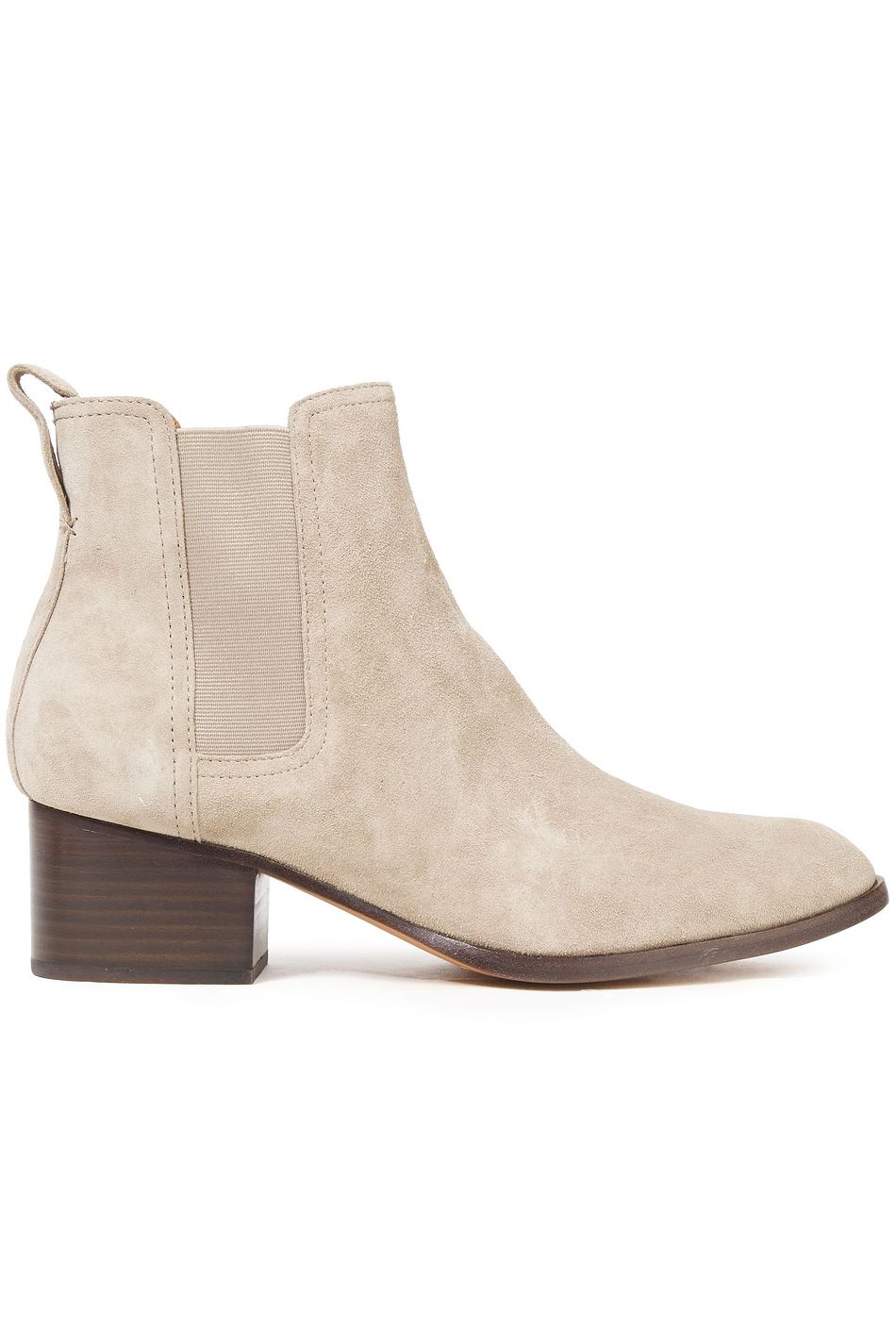 bone suede boots