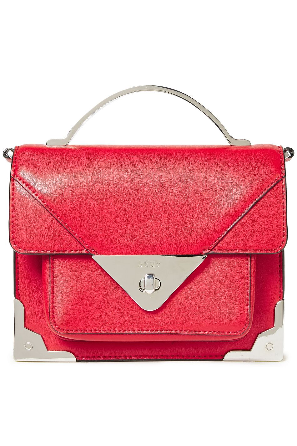 dkny red leather bag