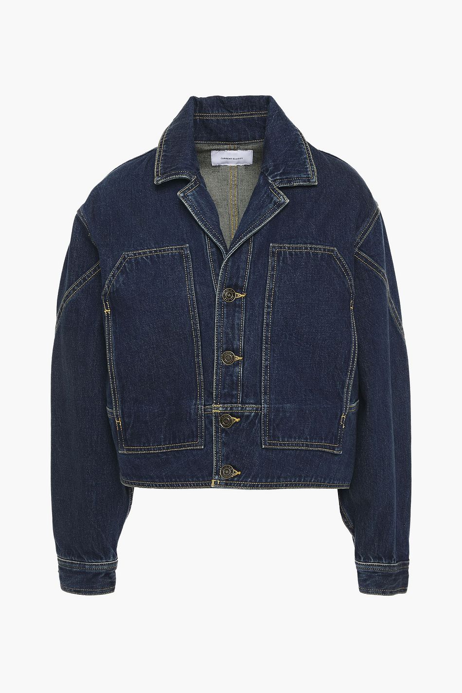 CURRENT/ELLIOTT The Brit denim jacket | THE OUTNET