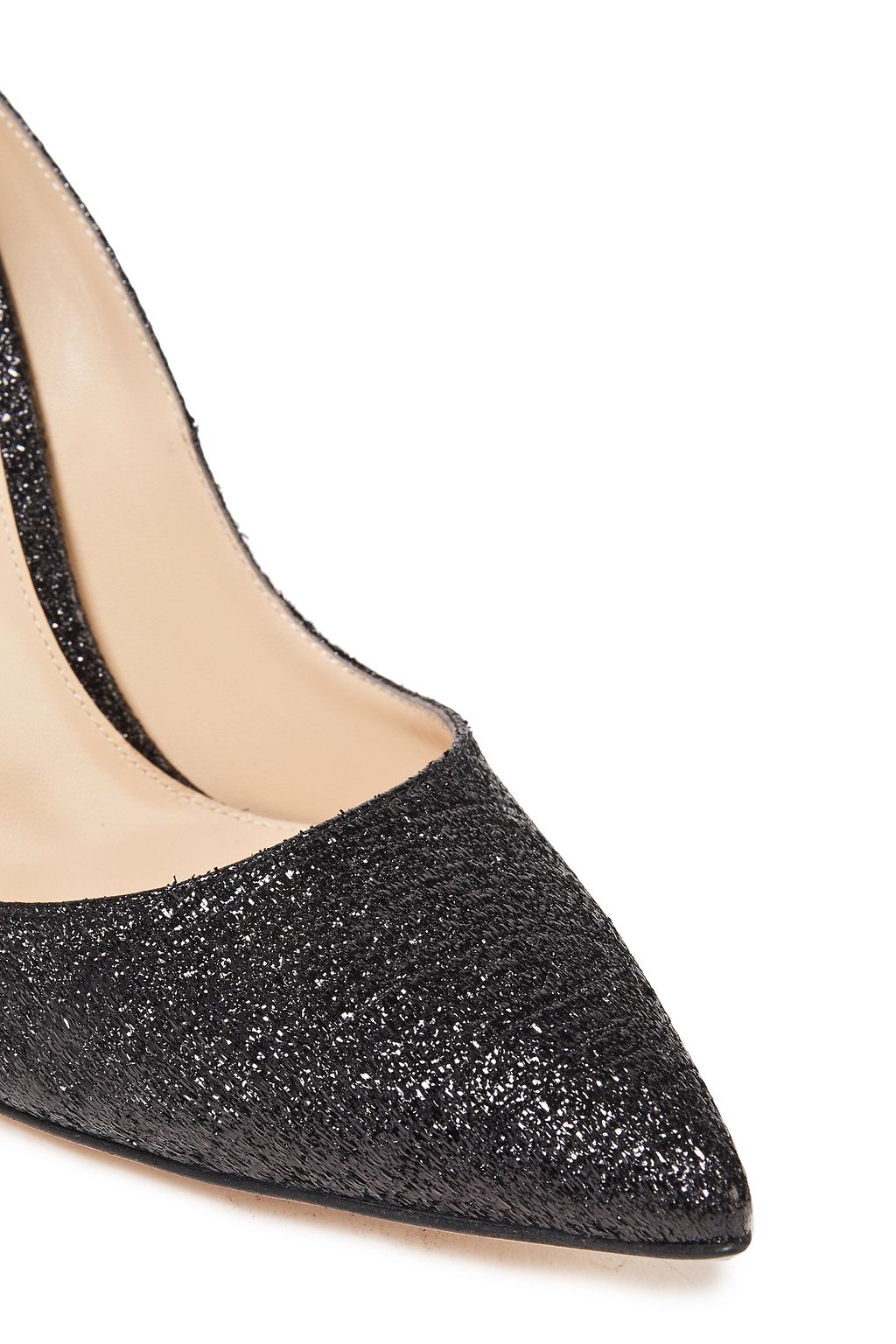 GIANVITO ROSSI Sofia 105 tinsel pumps