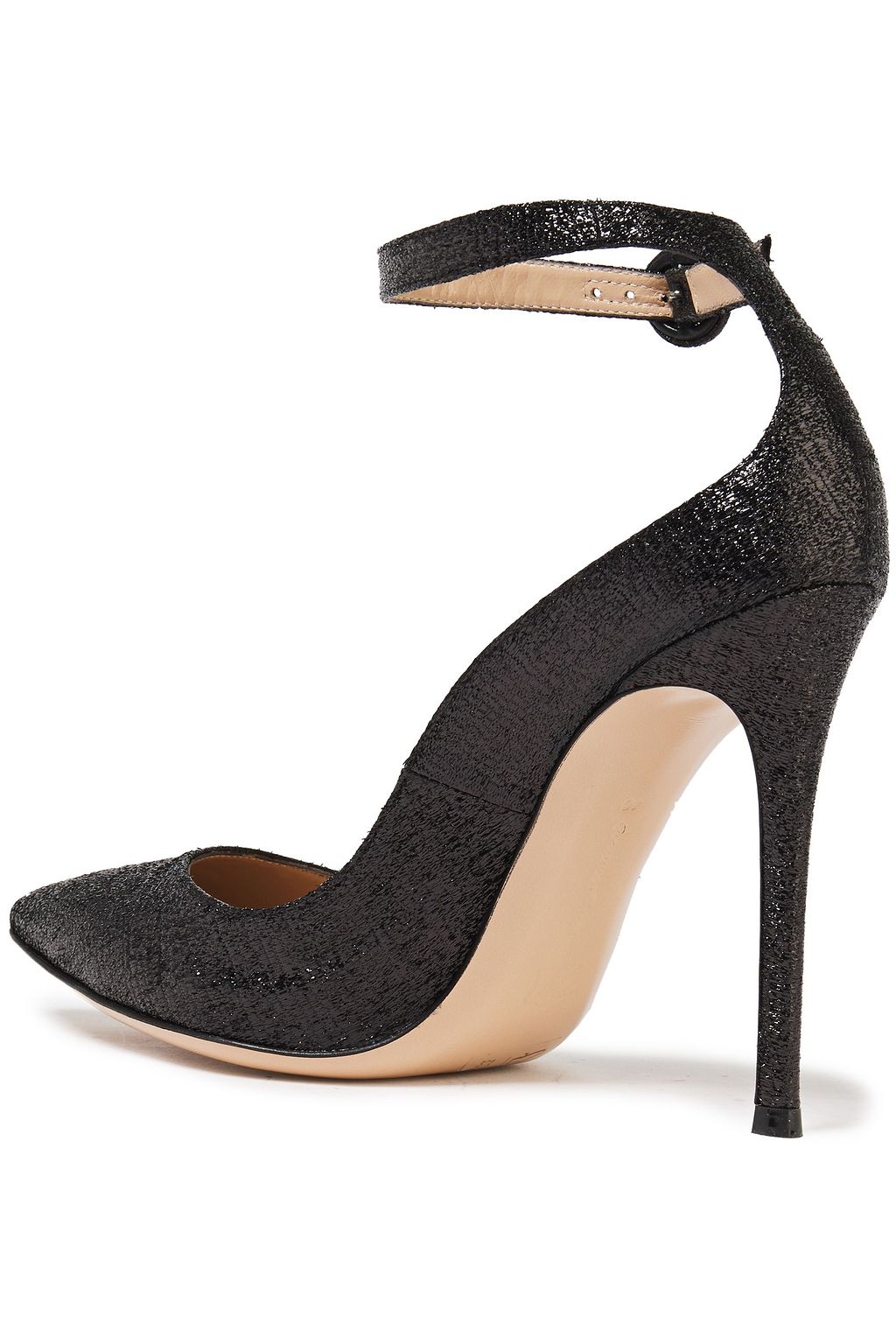 GIANVITO ROSSI Sofia 105 tinsel pumps