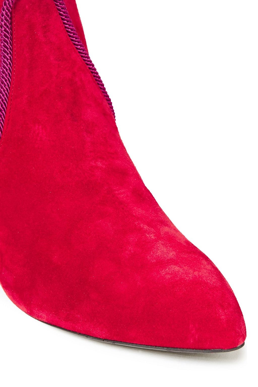 ROGER VIVIER حذاء بوت من الشامواه