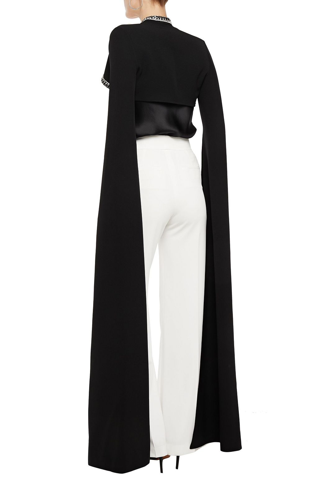 SAFIYAA Cropped crepe jacket