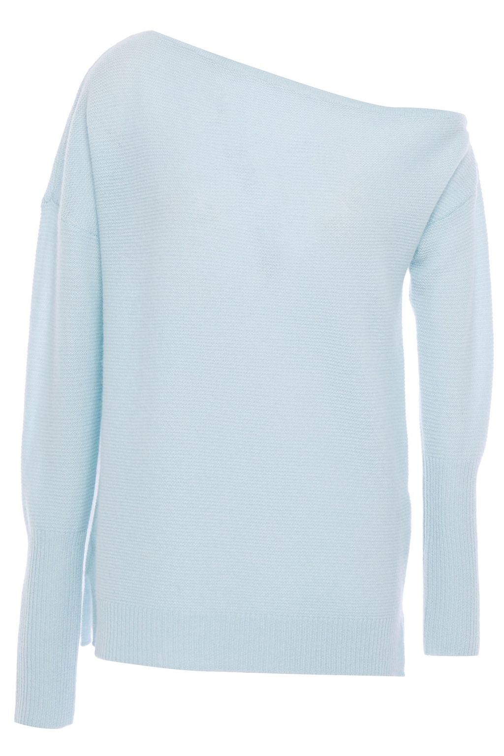 off the shoulder cashmere sweater