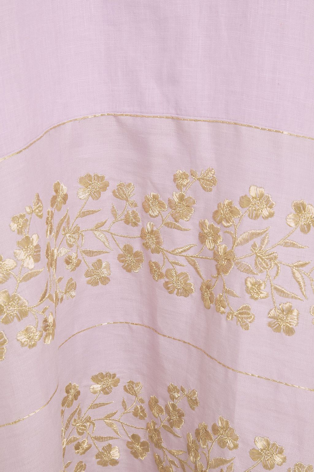 BAMBAH Embroidered linen kaftan