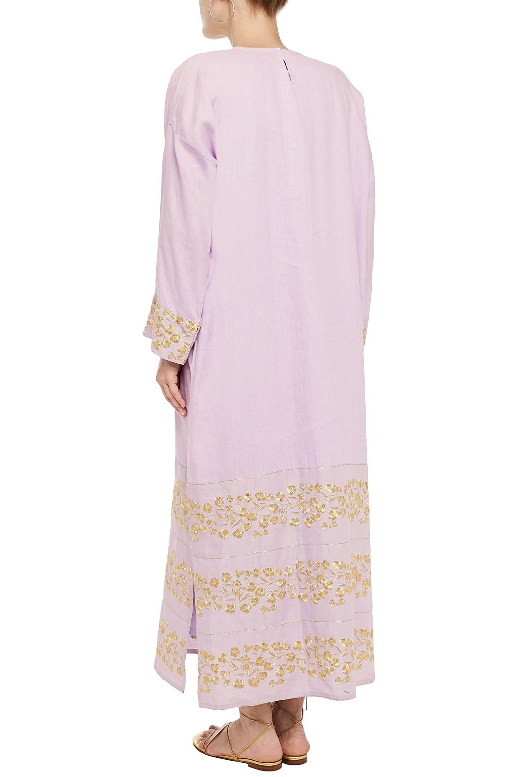 BAMBAH Embroidered linen kaftan