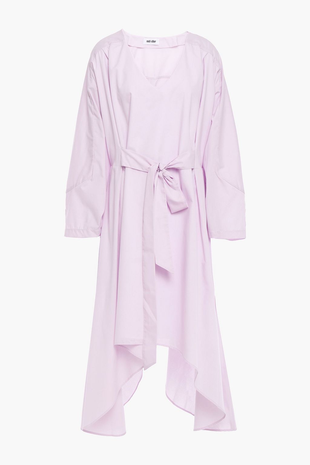 lilac poplin dress