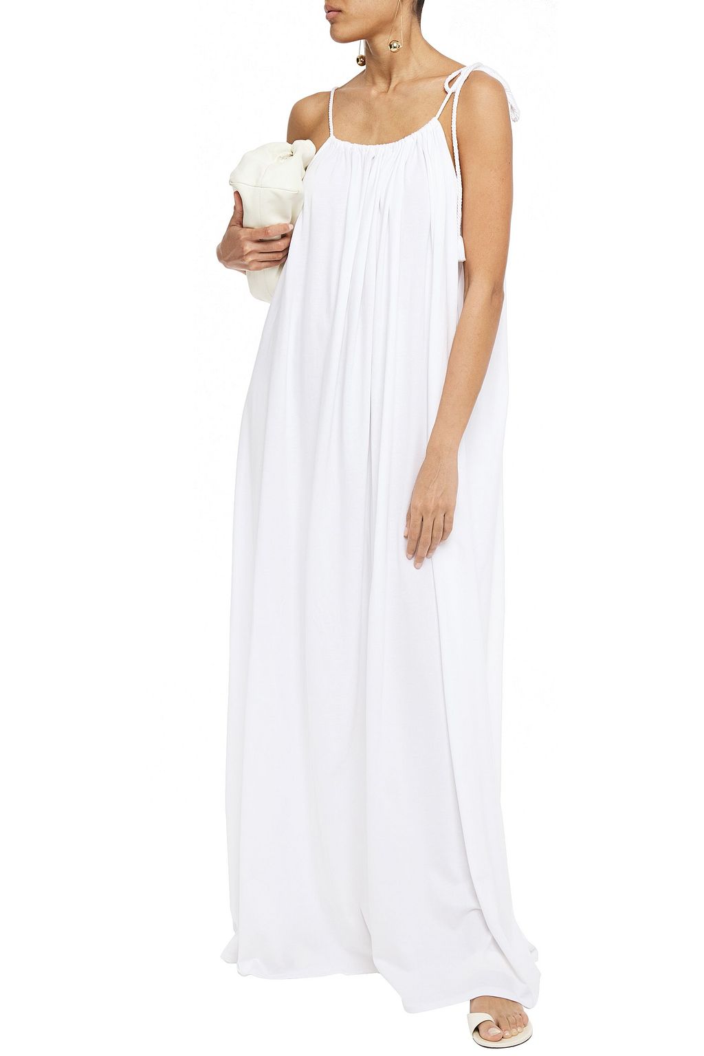 THE ROW Dresia open-back cotton-jersey maxi dress