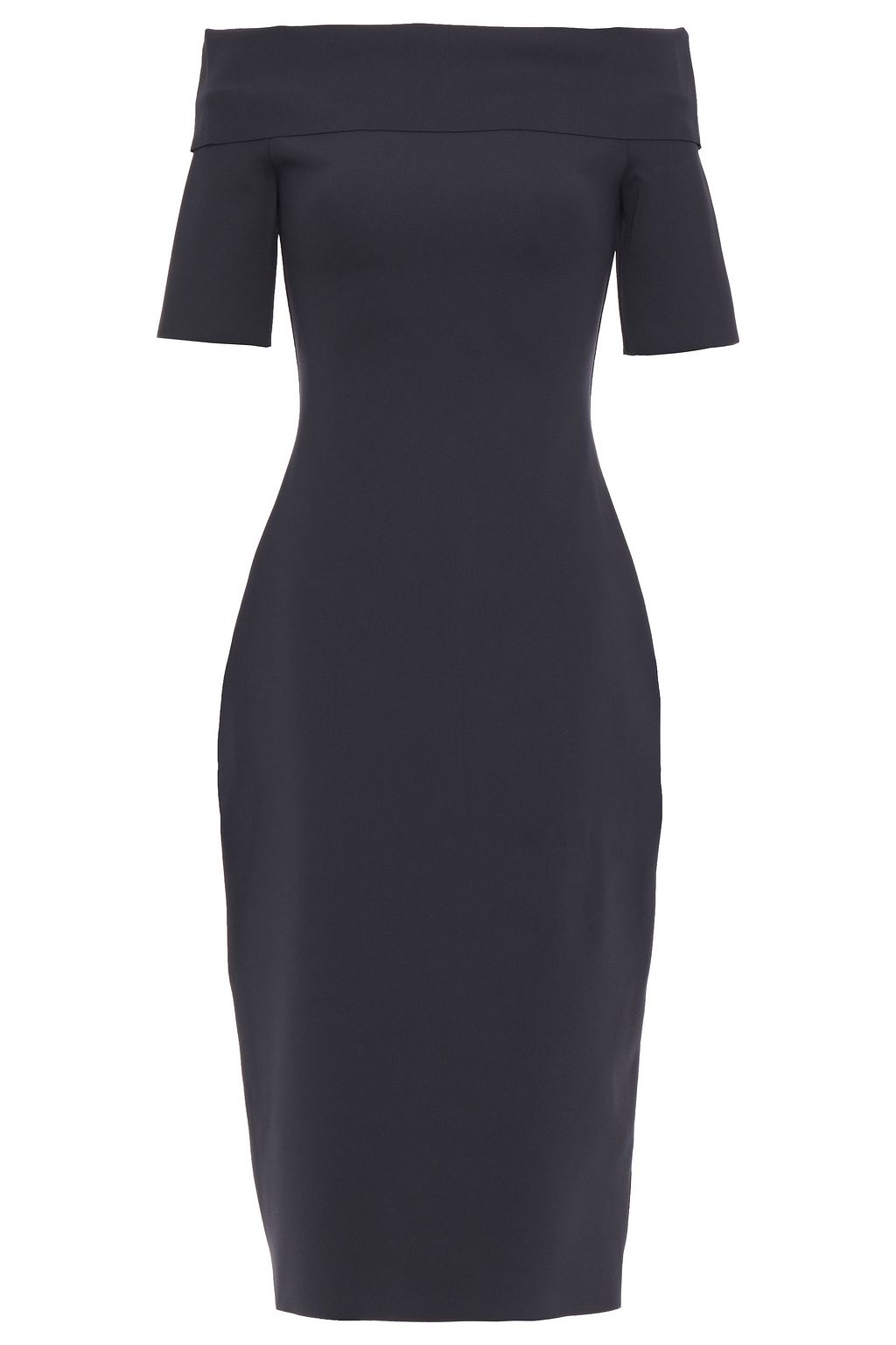 one shoulder scuba dress