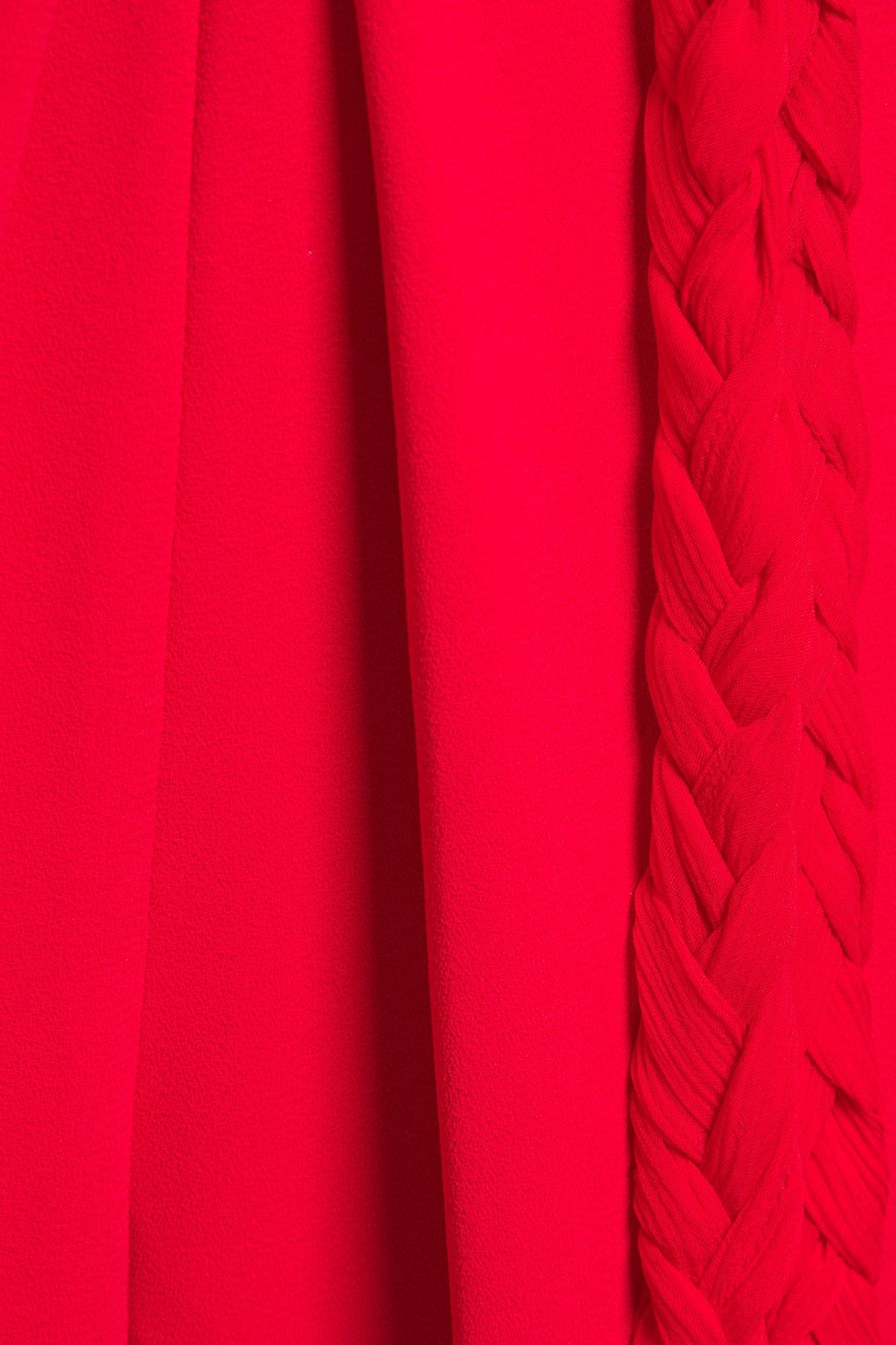 ALICE + OLIVIA Audrie belted pleated crepe wide-leg jumpsuit