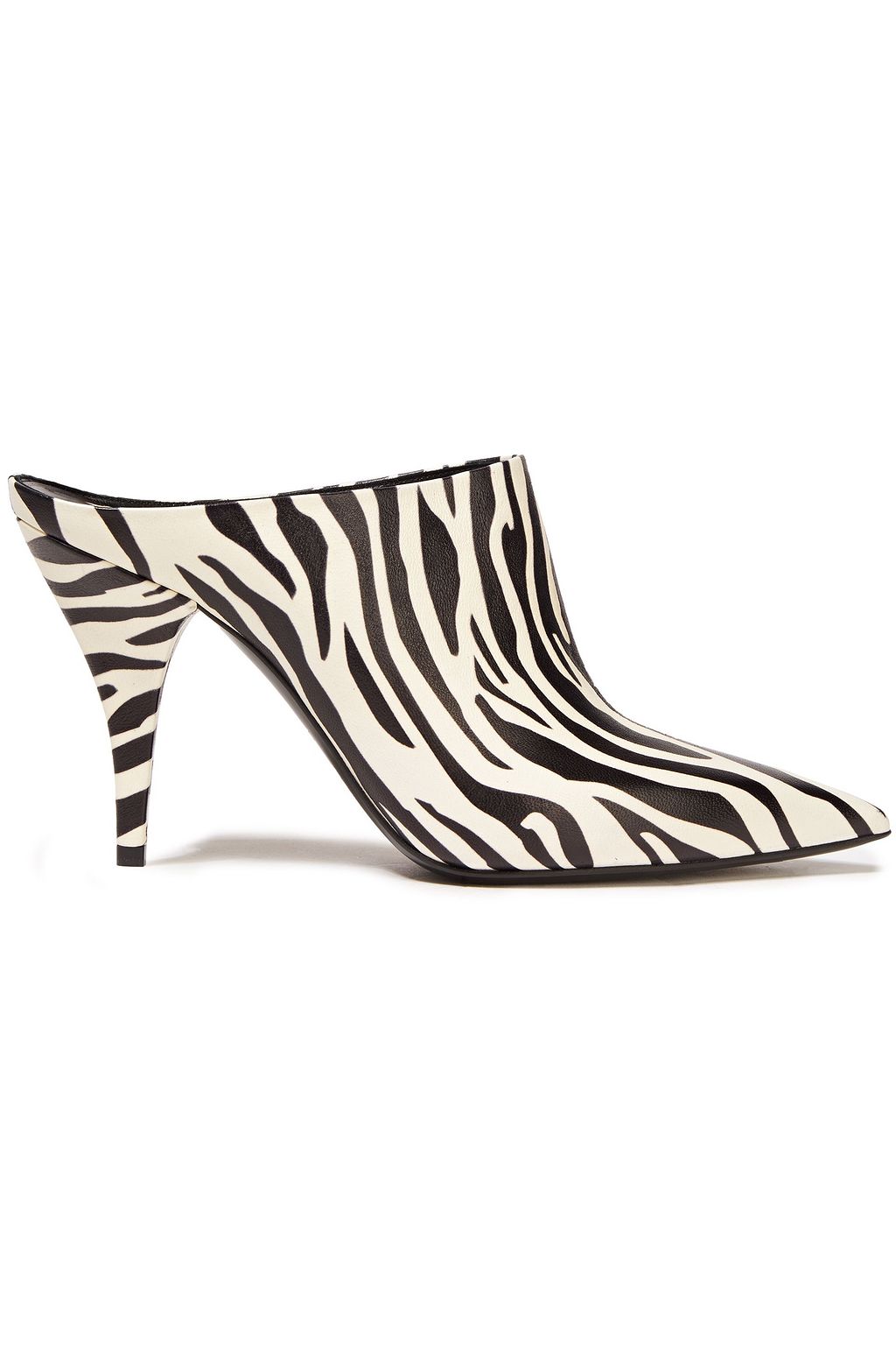 zebra print mules