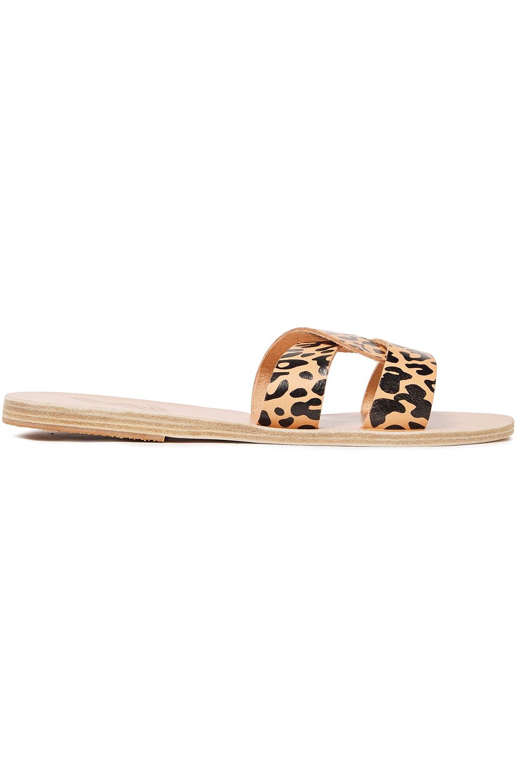 ancient greek sandals leopard