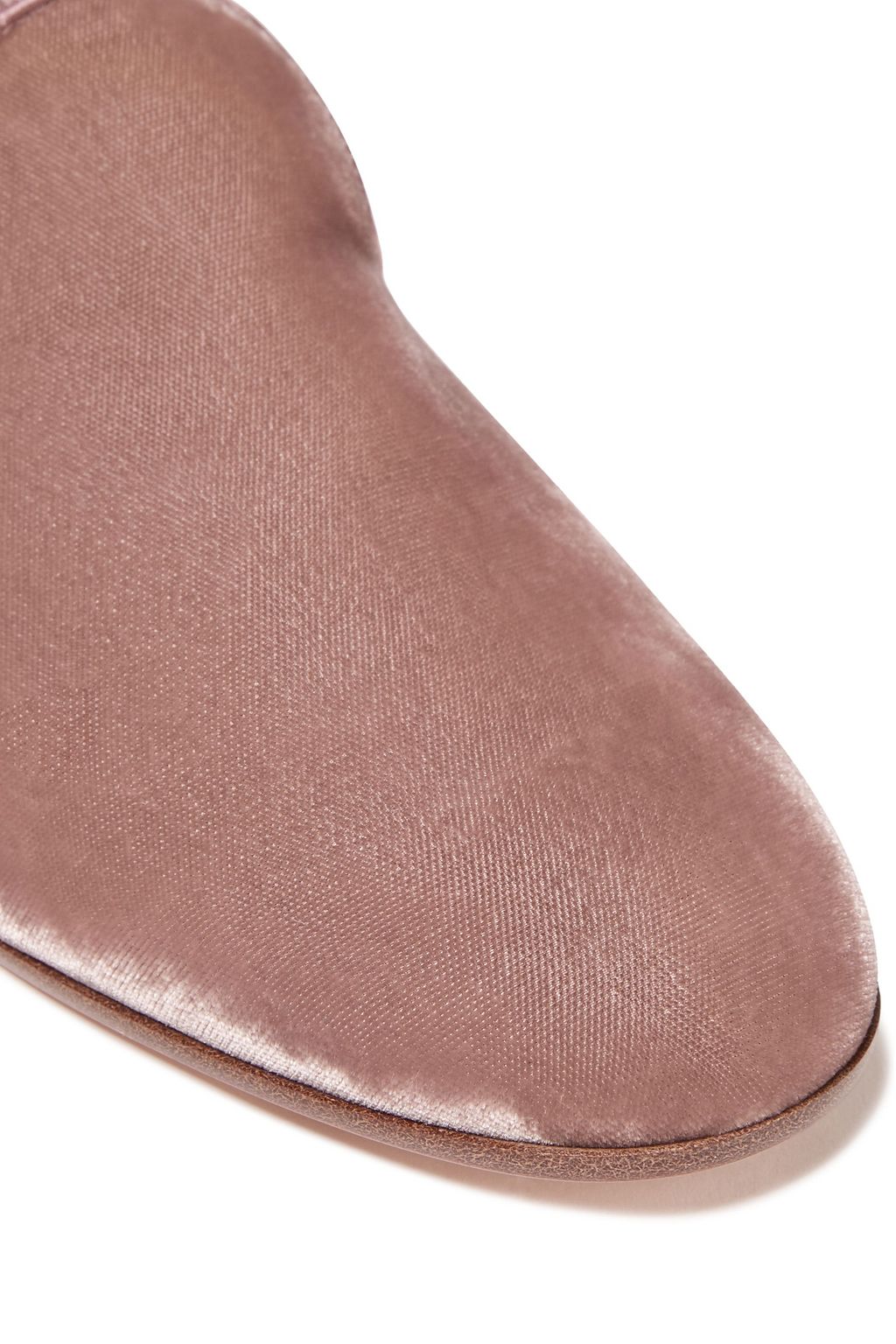 GIANVITO ROSSI Velluto velvet loafers