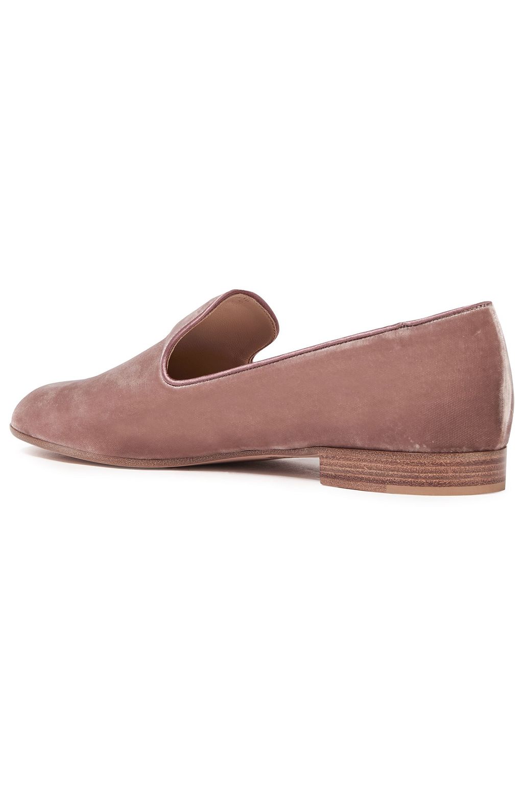 GIANVITO ROSSI Velluto velvet loafers