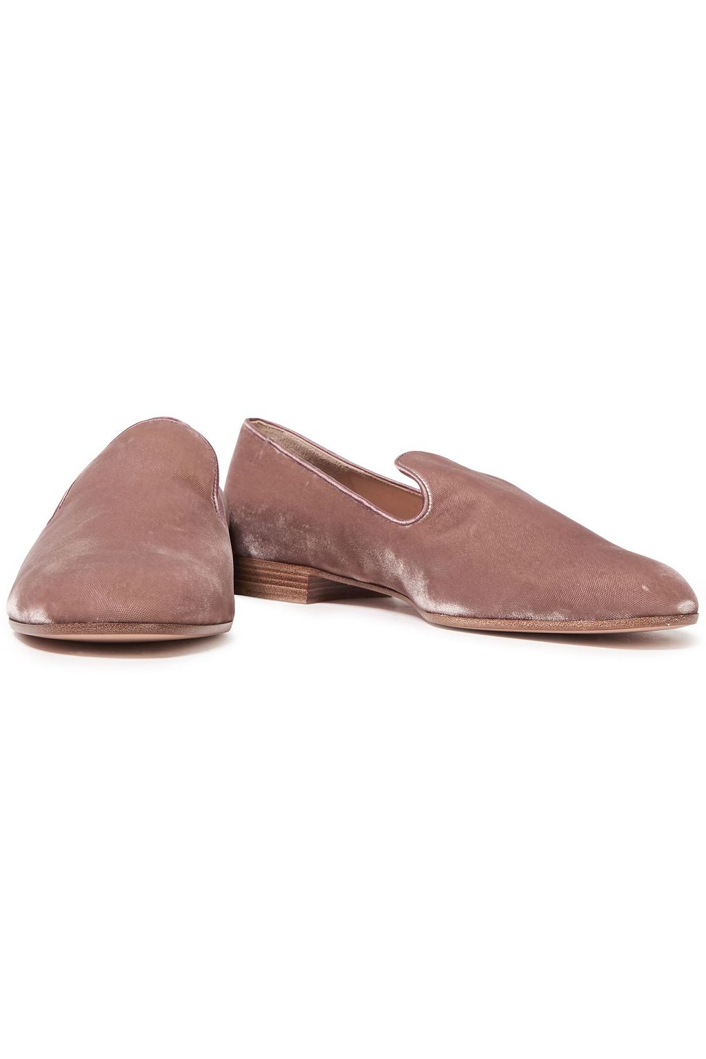 GIANVITO ROSSI Velluto velvet loafers