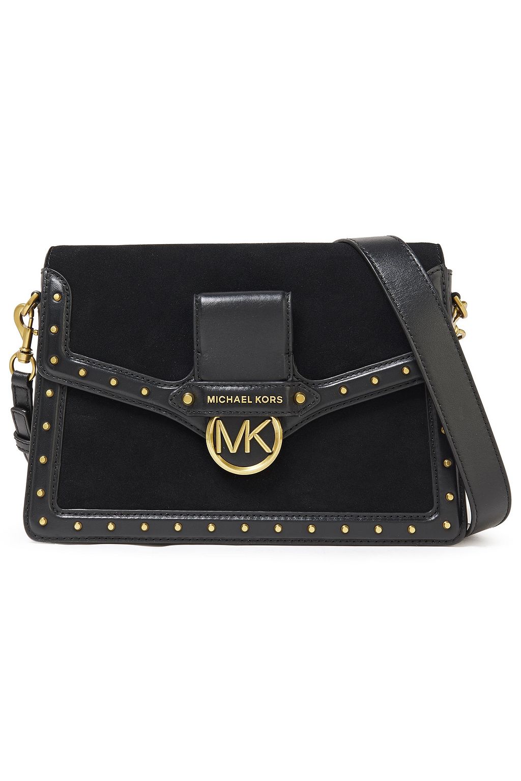 michael kors black studded bag