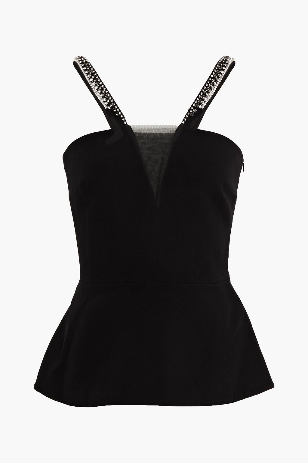 tulle peplum top