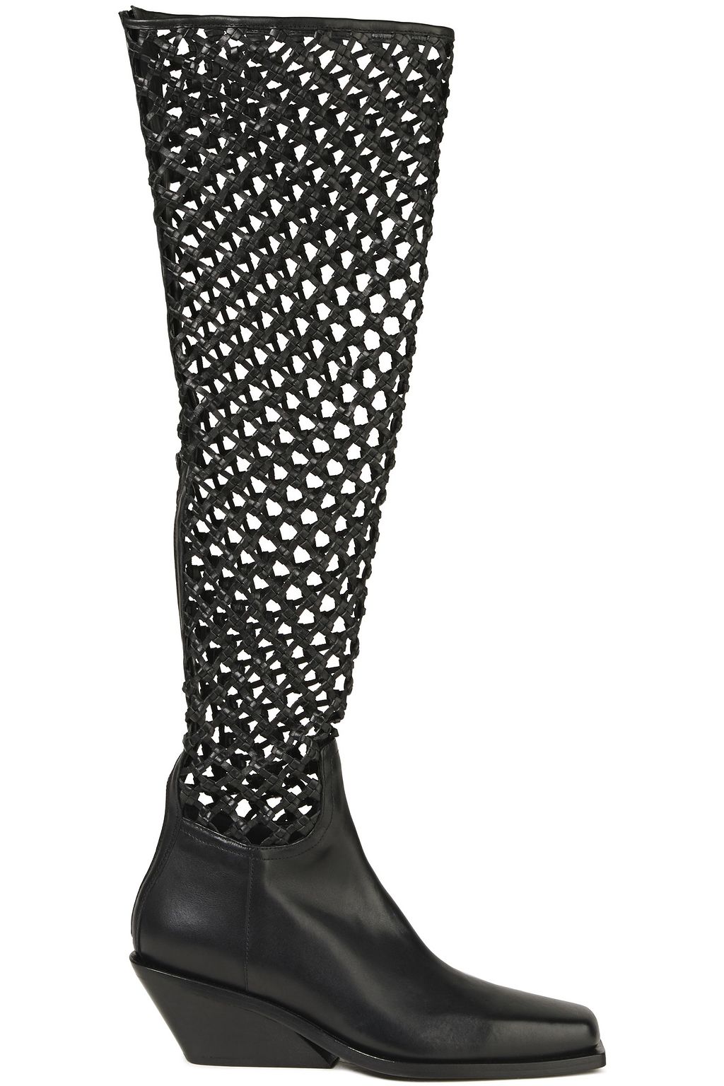 ann demeulemeester knee boots