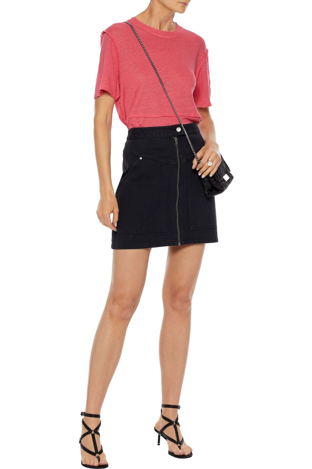 IRO Spire slub linen-jersey T-shirt