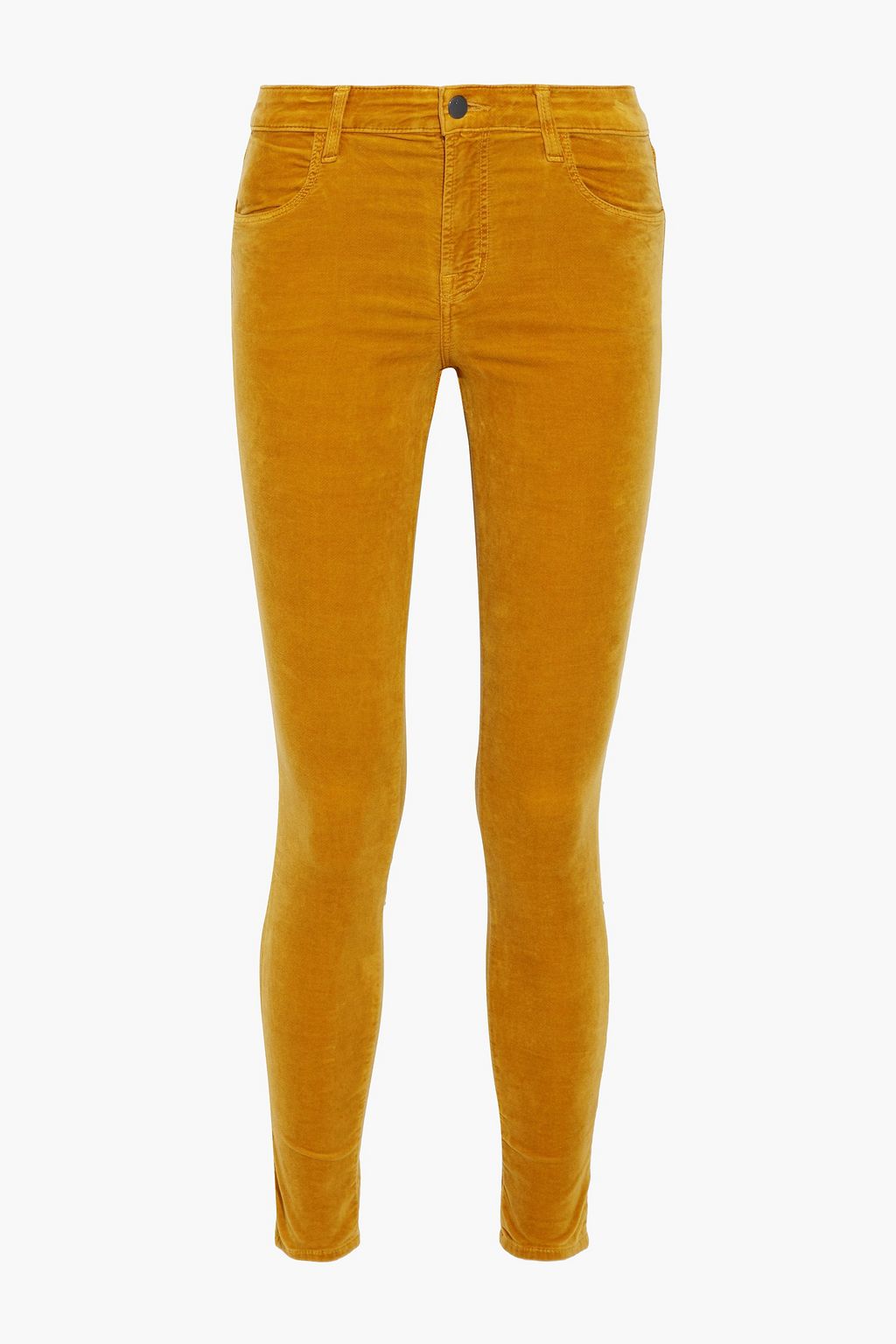 mustard velvet pants