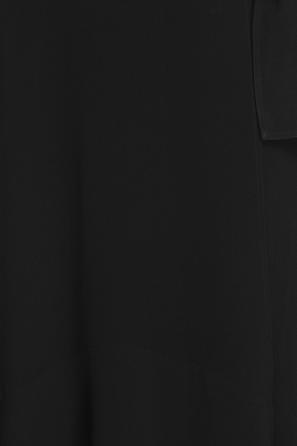 TORY BURCH Embellished crepe midi wrap dress