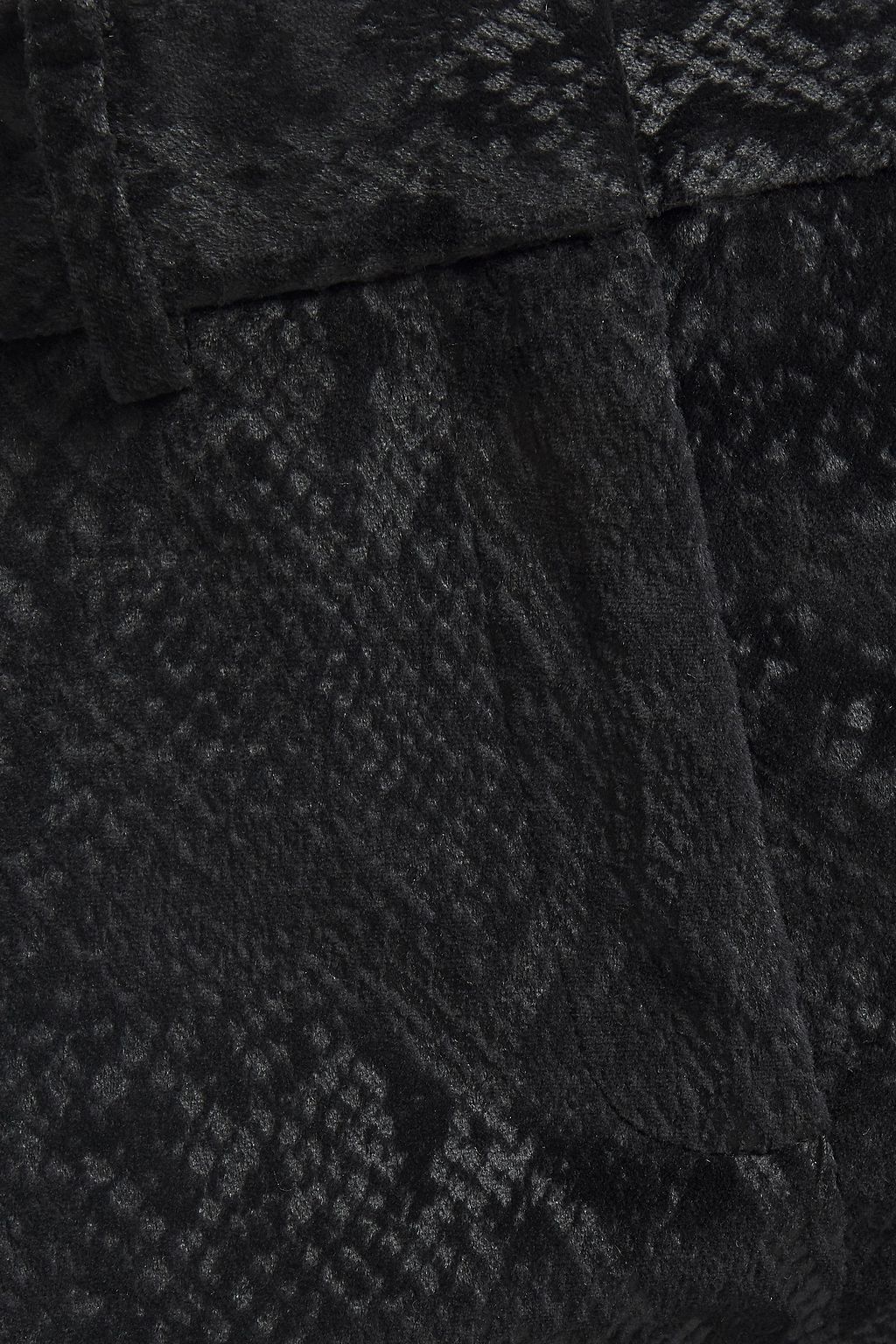 FRAME Perfect snake-print stretch-velvet straight-leg pants