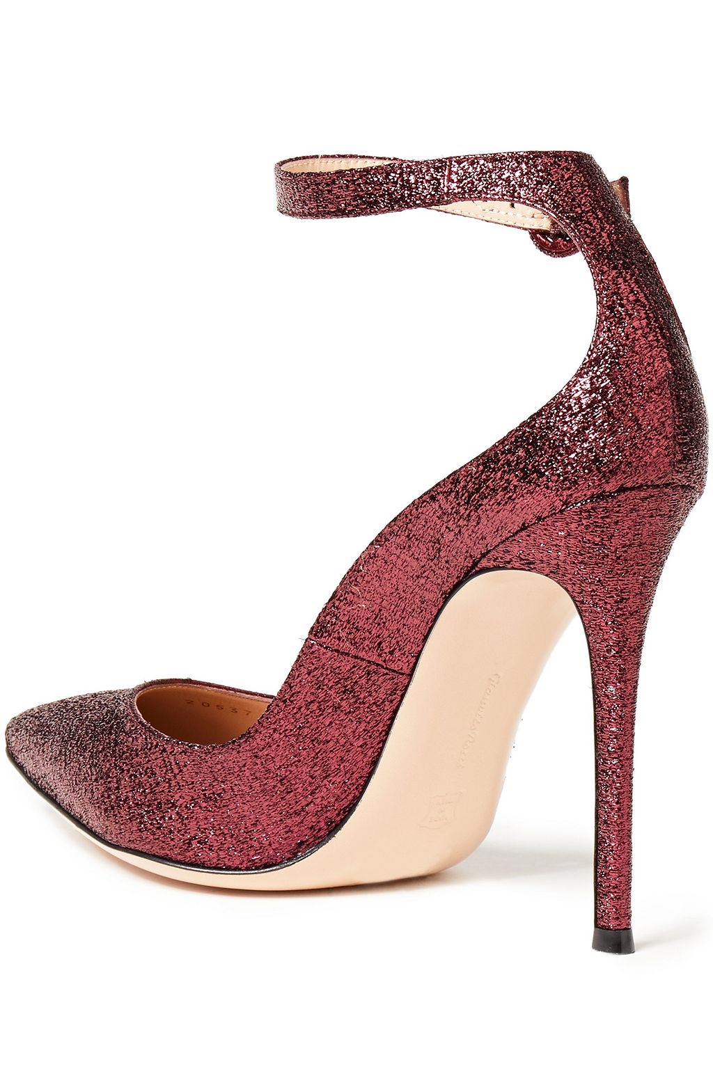 GIANVITO ROSSI Sofia 105 tinsel pumps