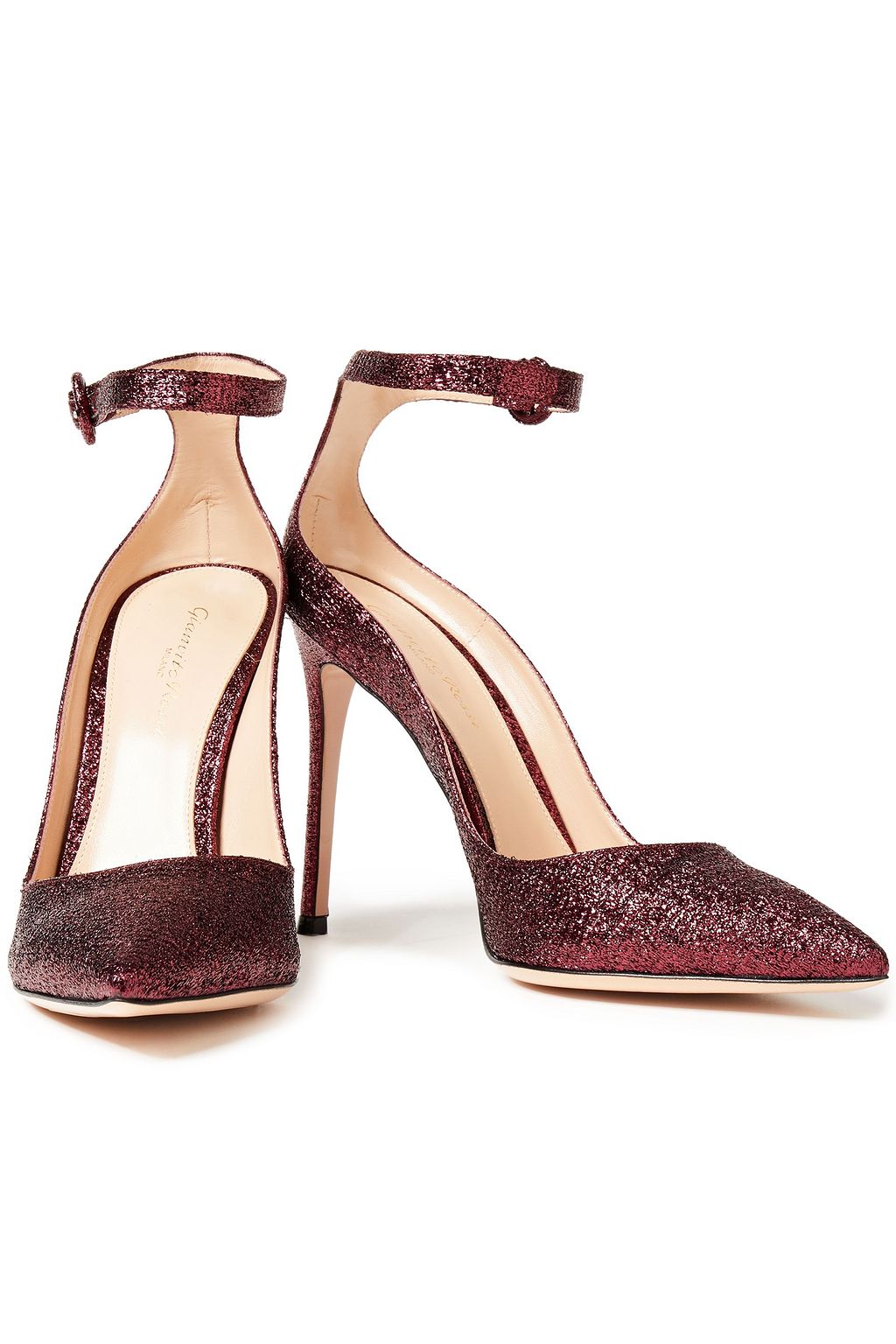 GIANVITO ROSSI Sofia 105 tinsel pumps
