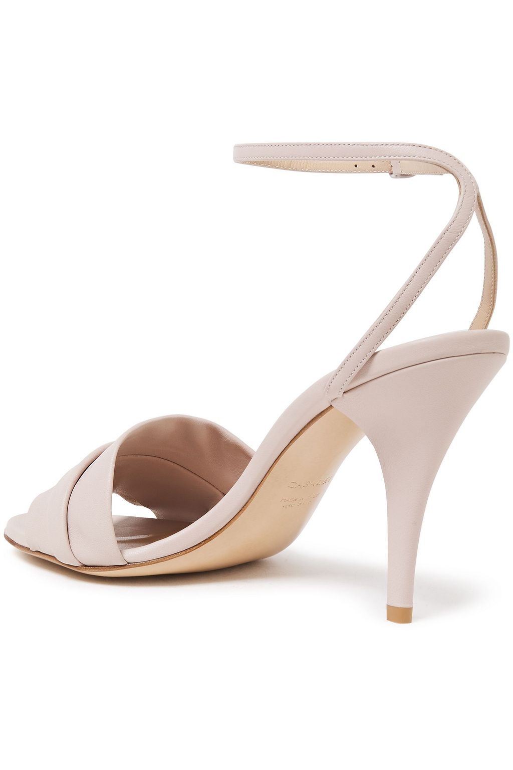 CASADEI Duse pleated leather sandals