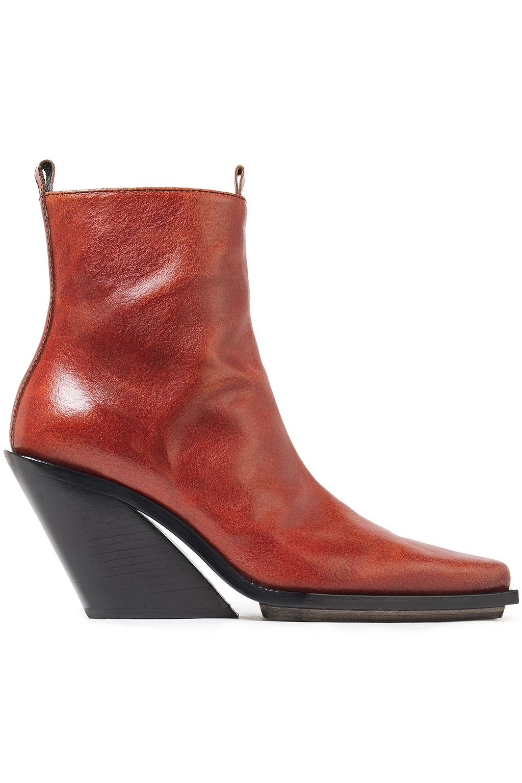 high wedge ankle boots