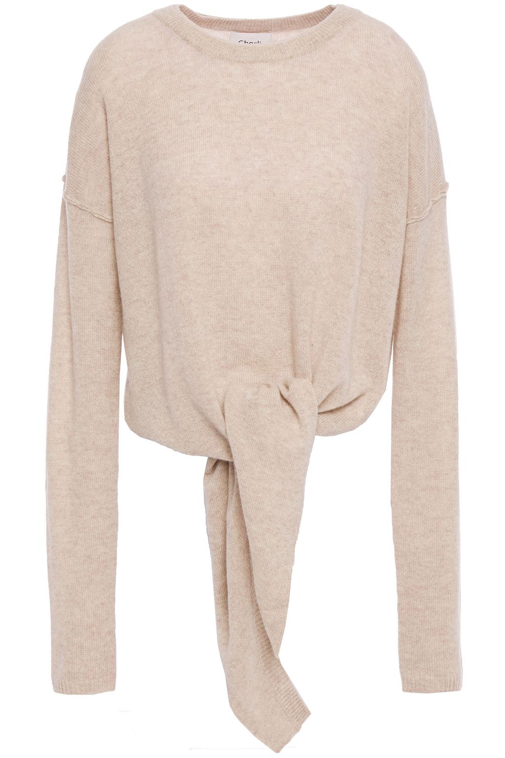 Christa tie front cashmere sweater Christa tie front cashmere sweater