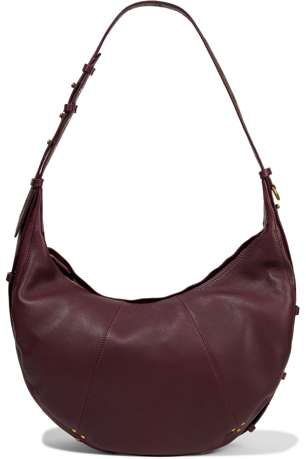 maroon shoulder bag