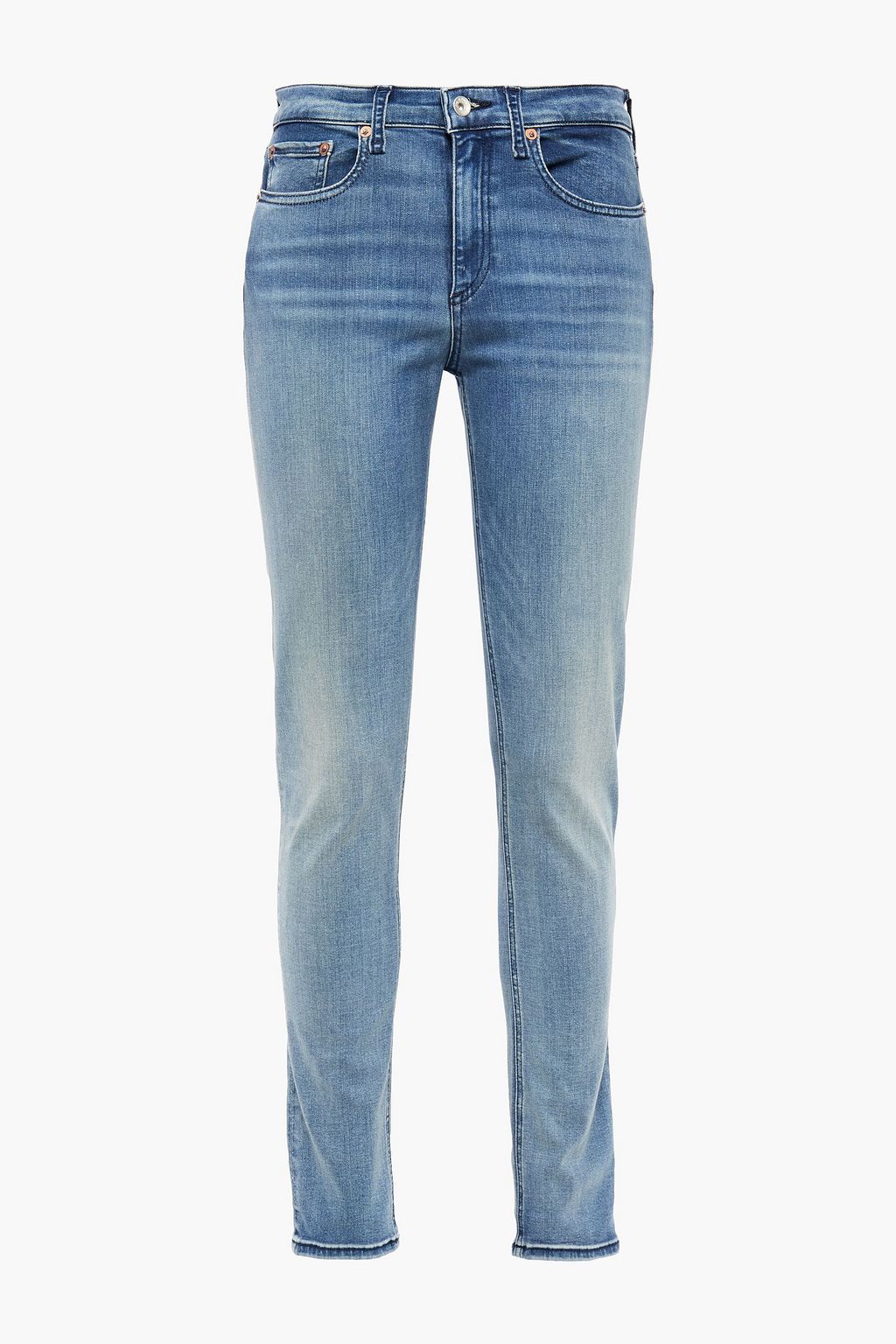 Light Denim Cate Faded Mid Rise Skinny Jeans Sale Up To 70 Off The Outnet Rag Bone The Outnet