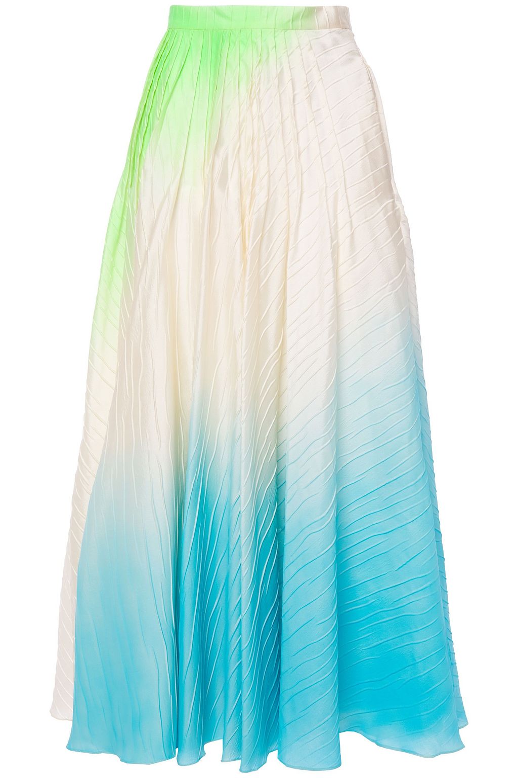 neon maxi skirt