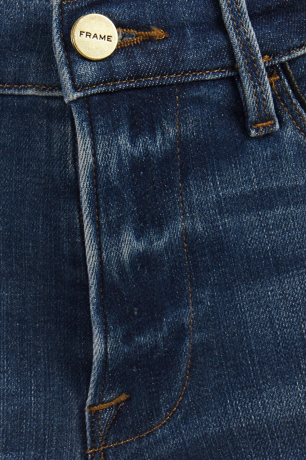 FRAME Le High Skinny faded high-rise skinny jeans