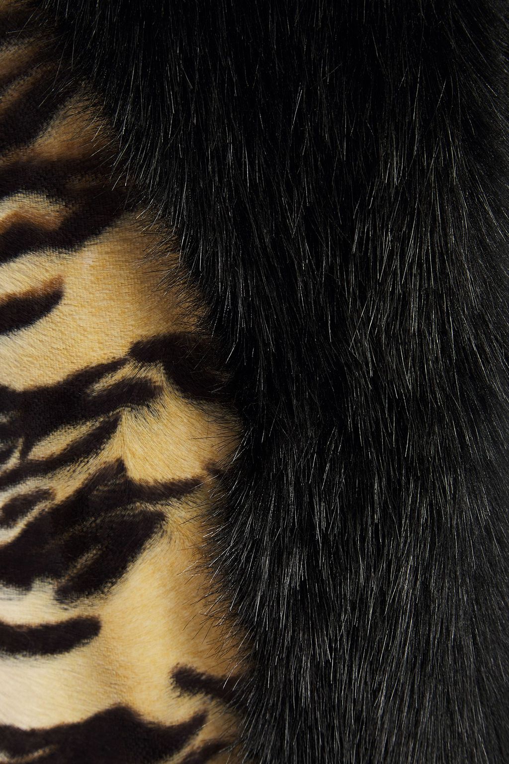 SHRIMPS Vivien tiger-print faux fur coat