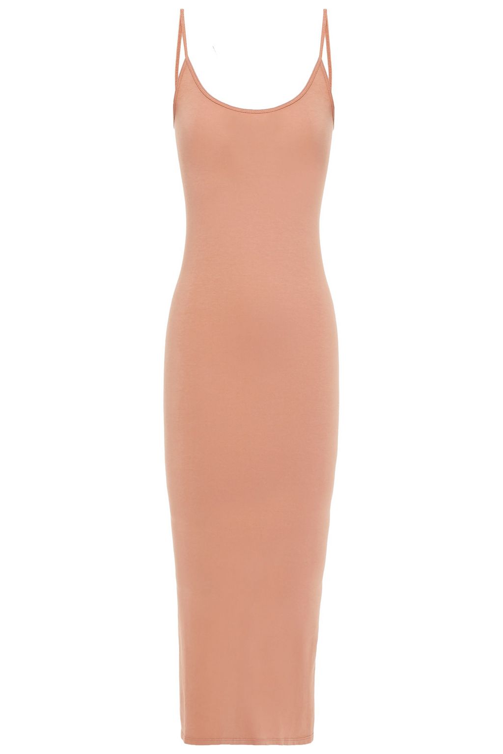 cotton midi slip dress