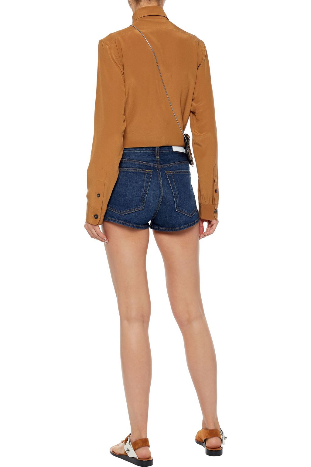 SOLID & STRIPED X RE/DONE The Nantucket denim shorts