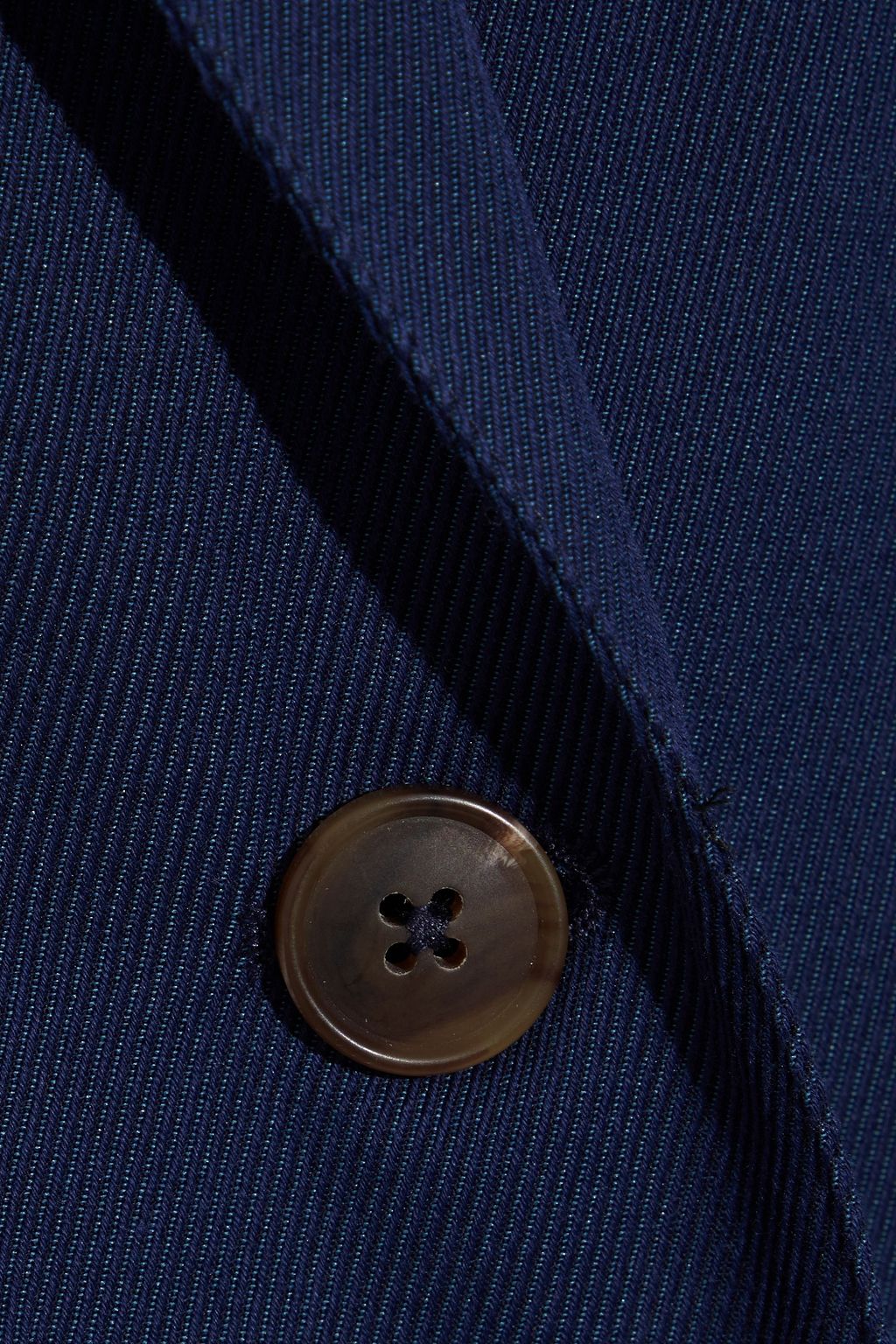 BY ANY OTHER NAME Bow-embellished cotton-blend twill blazer