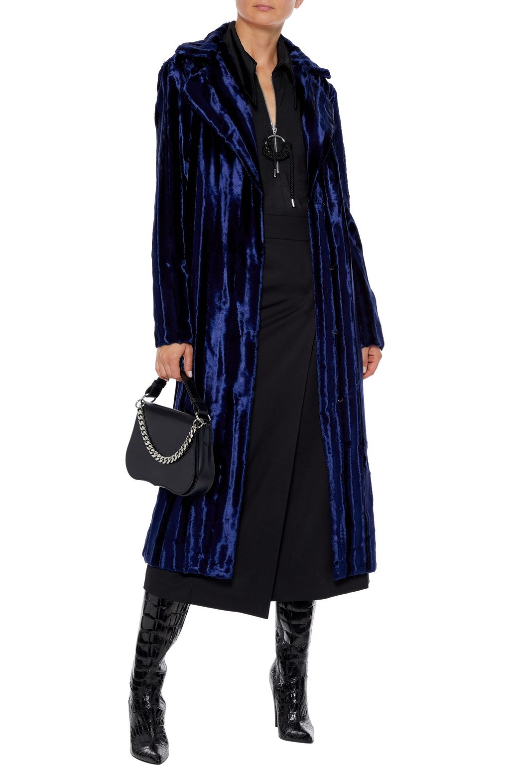 UNREAL FUR Velvet Underground faux fur coat
