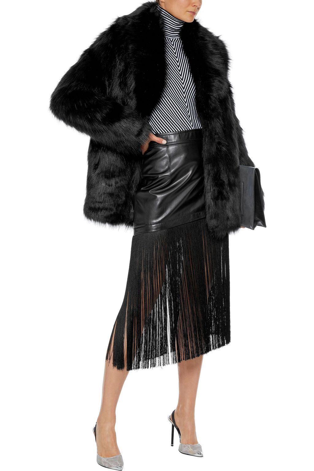 UNREAL FUR Premium Rose faux fur jacket