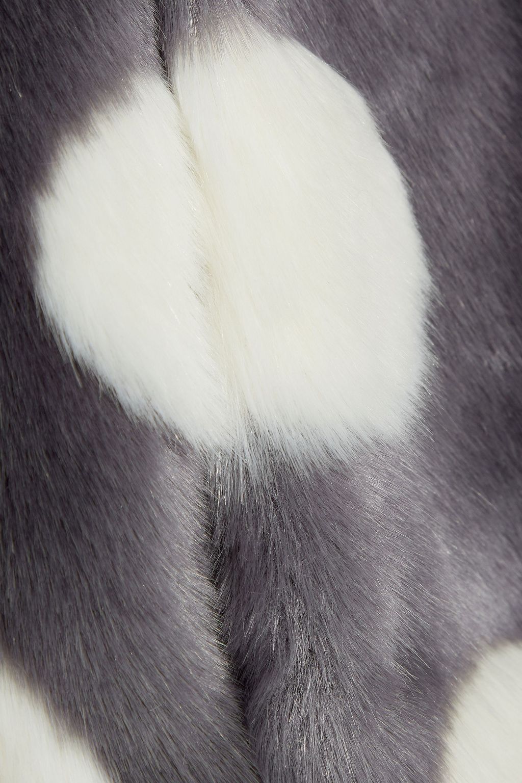 UNREAL FUR Bubbles polka-dot faux fur jacket