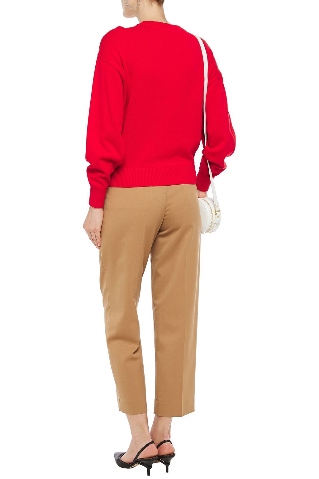 RONNY KOBO Nahilla intarsia cotton and cashmere-blend sweater